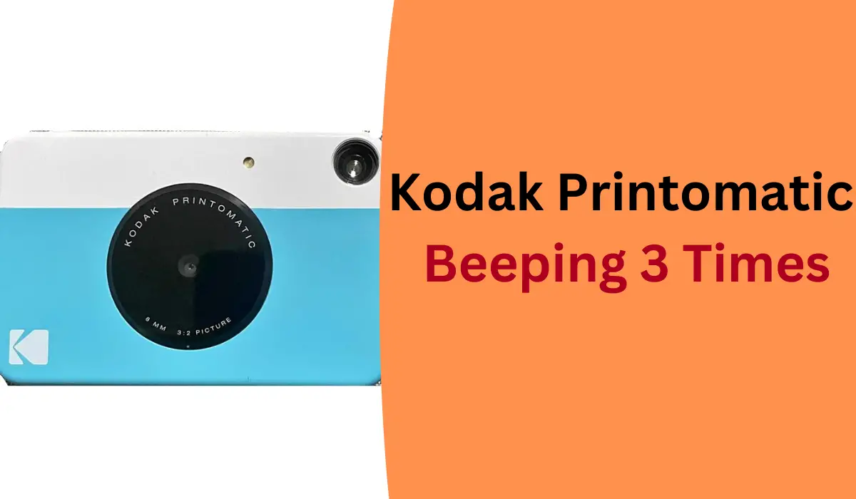 Kodak Printomatic Beeping 3 Times