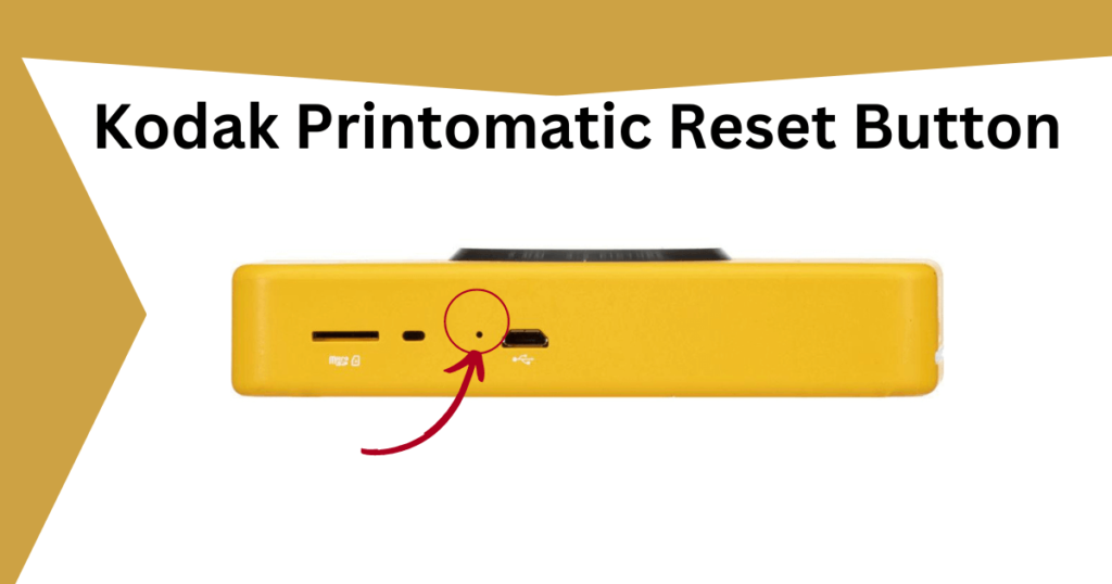 Kodak printomatic reset button