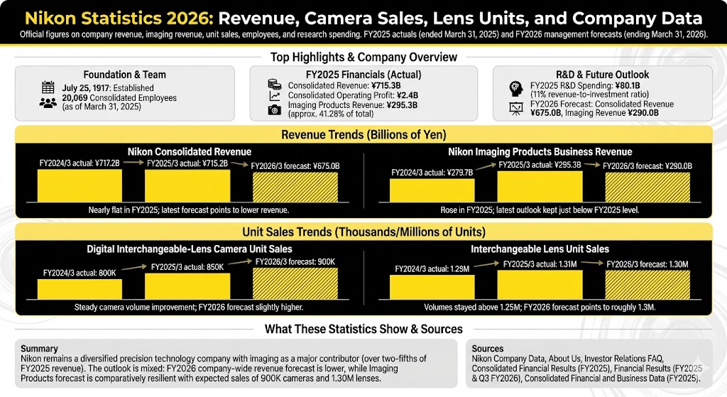 Nikon statistics