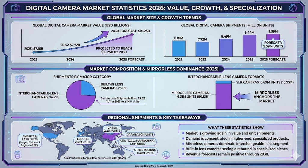 digital camera market statistics